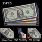 Uncle Paul 35PCS Banknote Topload Holders - Bill Currency PVC Clear Holders Top-Load Sleeves Display Holder for Paper Money Collection PN03L35