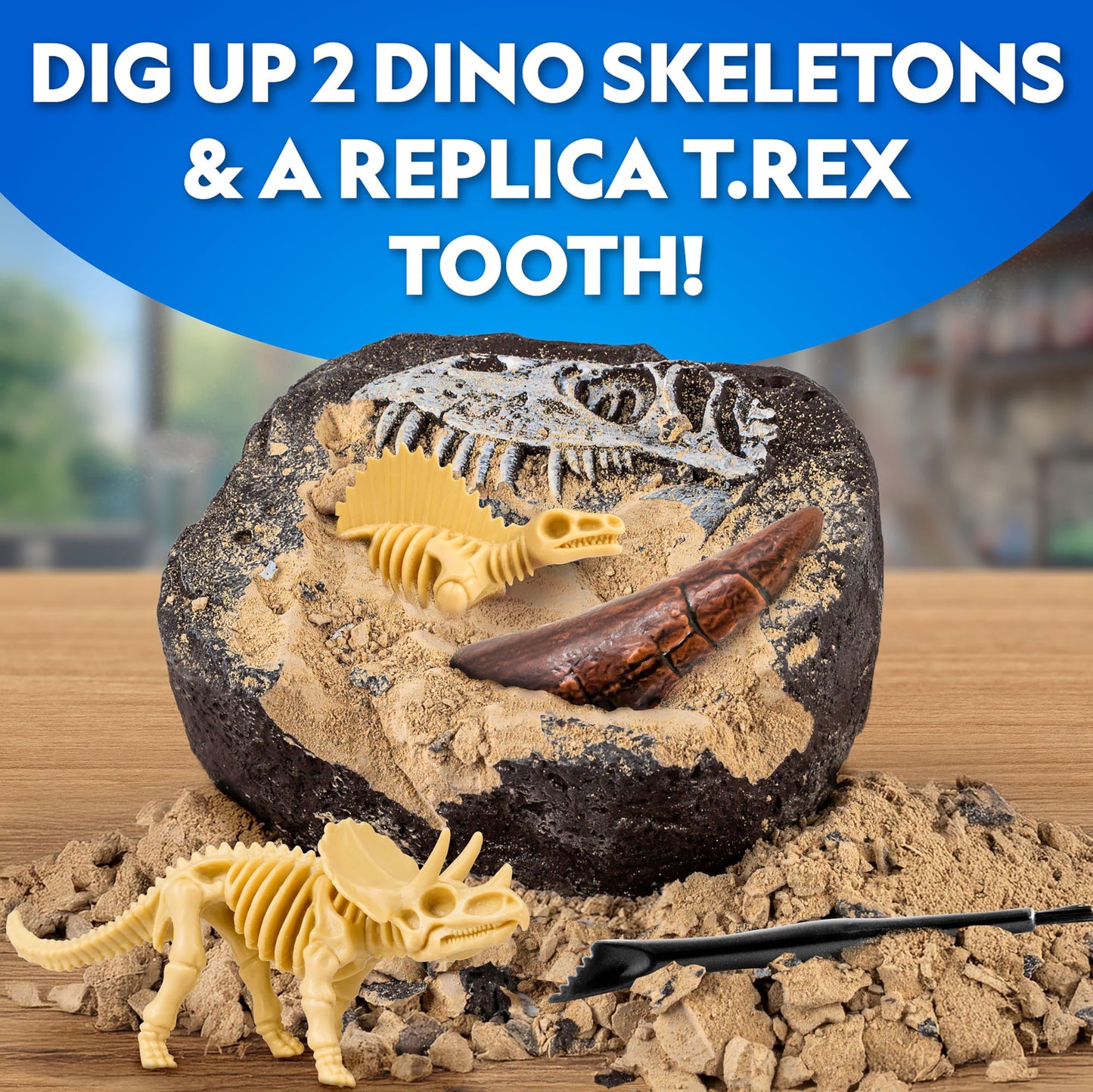National Geographic Ultimate Dinosaur Toy Activity Kit with 5 Projects