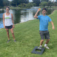 RampShot BOUNCE- Played Outdoors, Indoors, Yard, Beach, Tailgate, Park - Includes 2 Balls, Stickers and Rule Book - Great Family Game