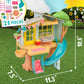 Honey Bee Acres Interactive 2 Story Tree House Playset with Exclusive Squirrel Poseable Figure Includes 21 Pieces