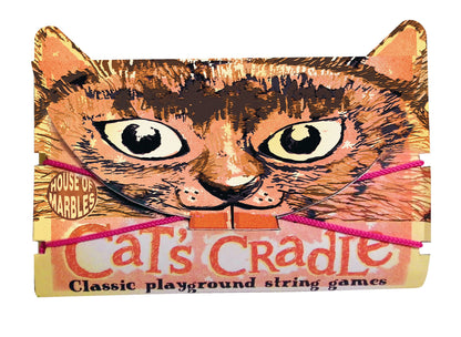 House of Marbles Cat's Cradle Classic String Game, Traditional Finger Loop Toy with Illustrated Instructions for Hand String Figures, Screen-Free