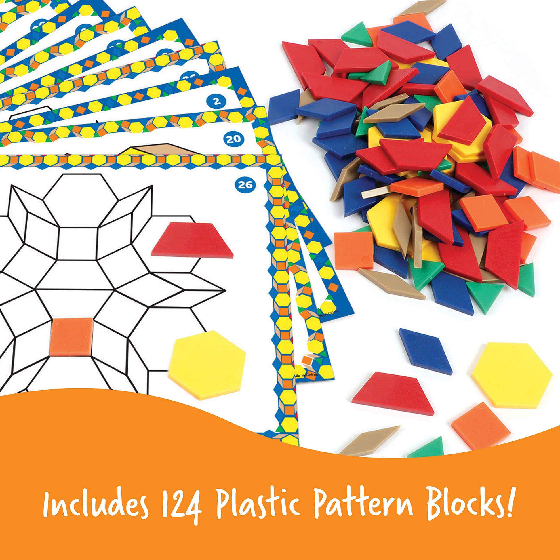 Learning Resources Pattern Block Activity Set