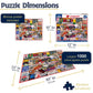 White Mountain 1000 Piece Jigsaw Puzzle Nostalgic Sports, I Love Baseball