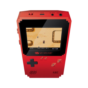 My Arcade Pixel Classic - Handheld Game Console - 300 Retro Style Games Plus 8 Data East Classics - Lightweight Compact Size - Battery or Micro USB