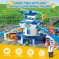 Super Wings World Airport Playset, Includes 2" Transform-a-Bot Jett and Donnie Figures, Preschool Educational Learning Toys for Boys and Girls Age 3 4