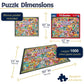 White Mountain Puzzles TV Families - 1000 Piece Jigsaw Puzzle