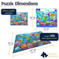 White Mountain 500 Piece Jigsaw Puzzle Beautiful Ocean Animal, Jellyfish