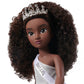 Just Play HBCyoU Homecoming Queen Doll Nicole, 18-inch Doll & Accessories, Curly 4A Textured Hair, Deep Brown Skin Tone, Designed and Developed by