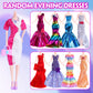 110PCS Doll Clothes and Accessories for 11.5 inch Dolls -Princess Gowns, Fashion Dresses, Slip Dresses, Top, Pants, Jumpsuit, Swimsuits, Shoes