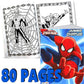 Spiderman Stickers and Coloring Activity Set