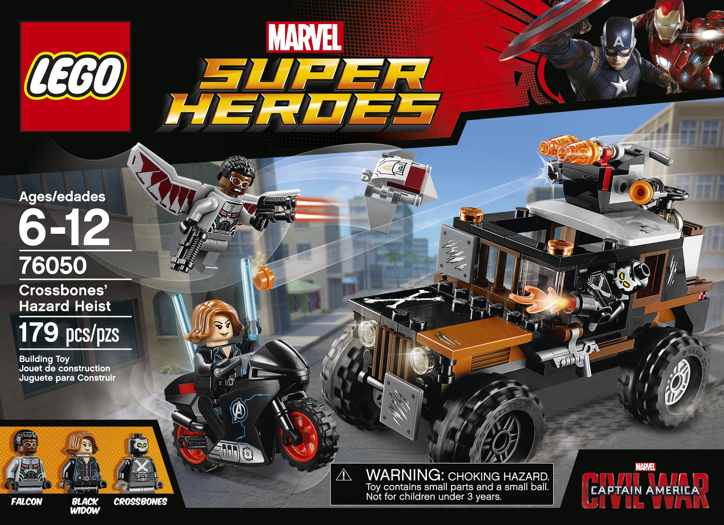 LEGO Super Heroes Crossbones' Hazard Heist 76050 Building Kit (179 Piece)