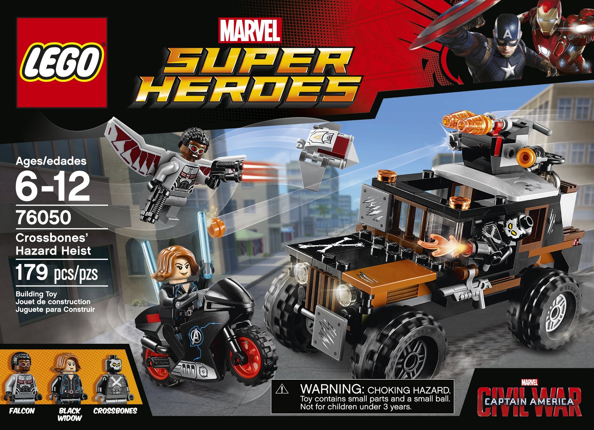 LEGO Super Heroes Crossbones' Hazard Heist 76050 Building Kit (179 Piece)