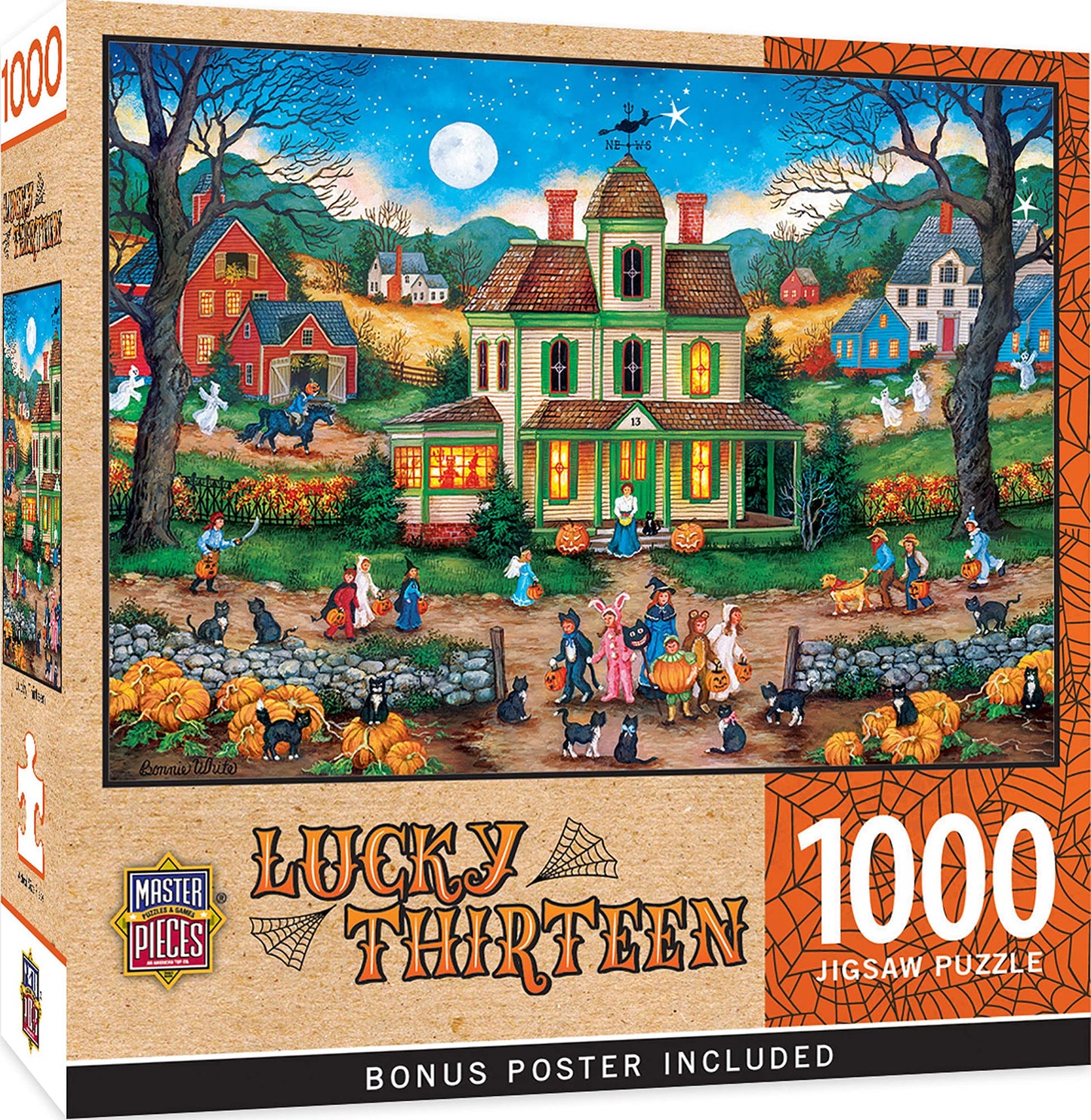 MasterPieces 1000 Piece Halloween Jigsaw Puzzle - Lucky Thirteen - 19.25"x26.75"