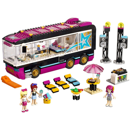 LEGO Friends 41106 Pop Star Tour Bus Building Kit
