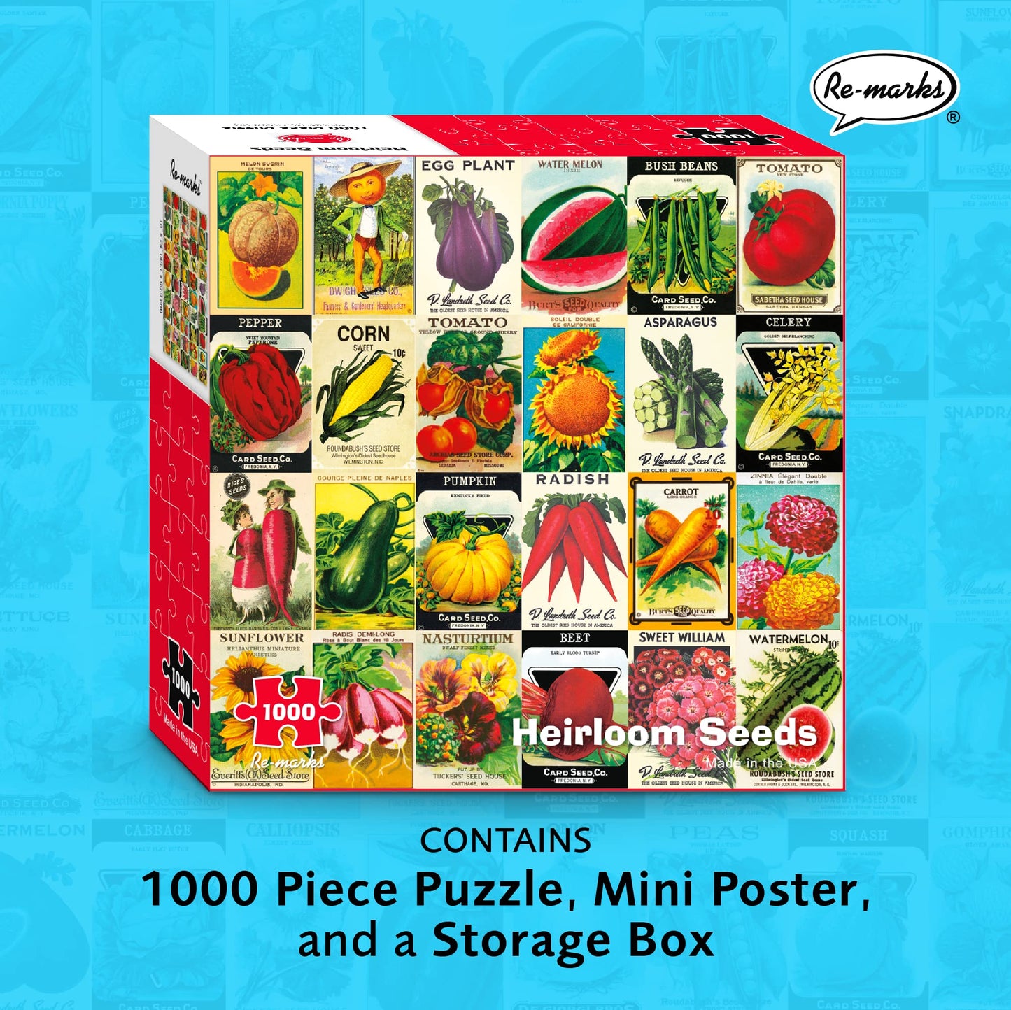 Re-marks - Heirloom Seeds 1,000-Piece Jigsaw Puzzle