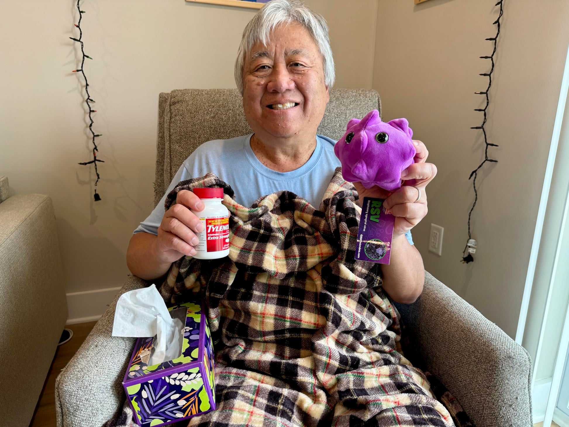 GIANT MICROBES RSV Plush - Learn About viruses and Childhood Illness, Educational Gift for Friends, Parents, Doctors, Public Health, Students