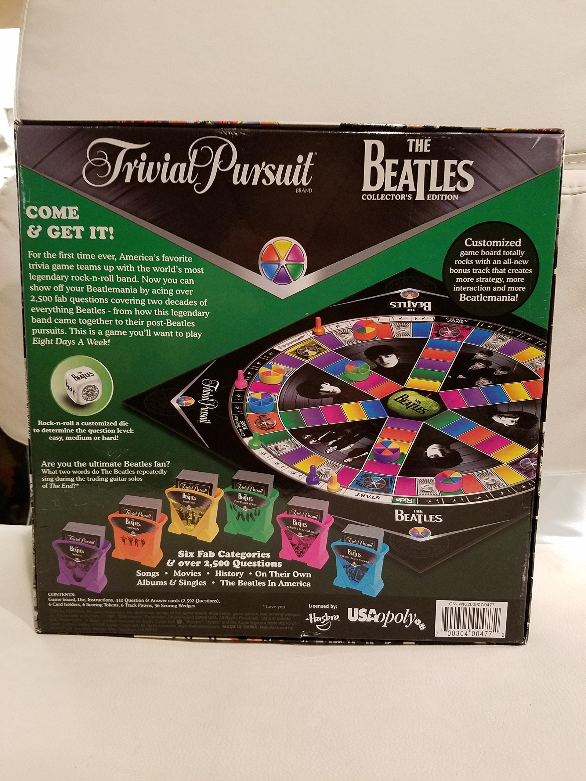 USAopoly The Beatles Trivial Pursuit