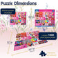 White Mountain 1000 Piece Jigsaw Puzzle Valentines Collage, Love Notes