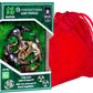 Rotor Hanayama Puzzle, New 2020 Release, Level 6 Difficulty, RED Velveteen Pouch