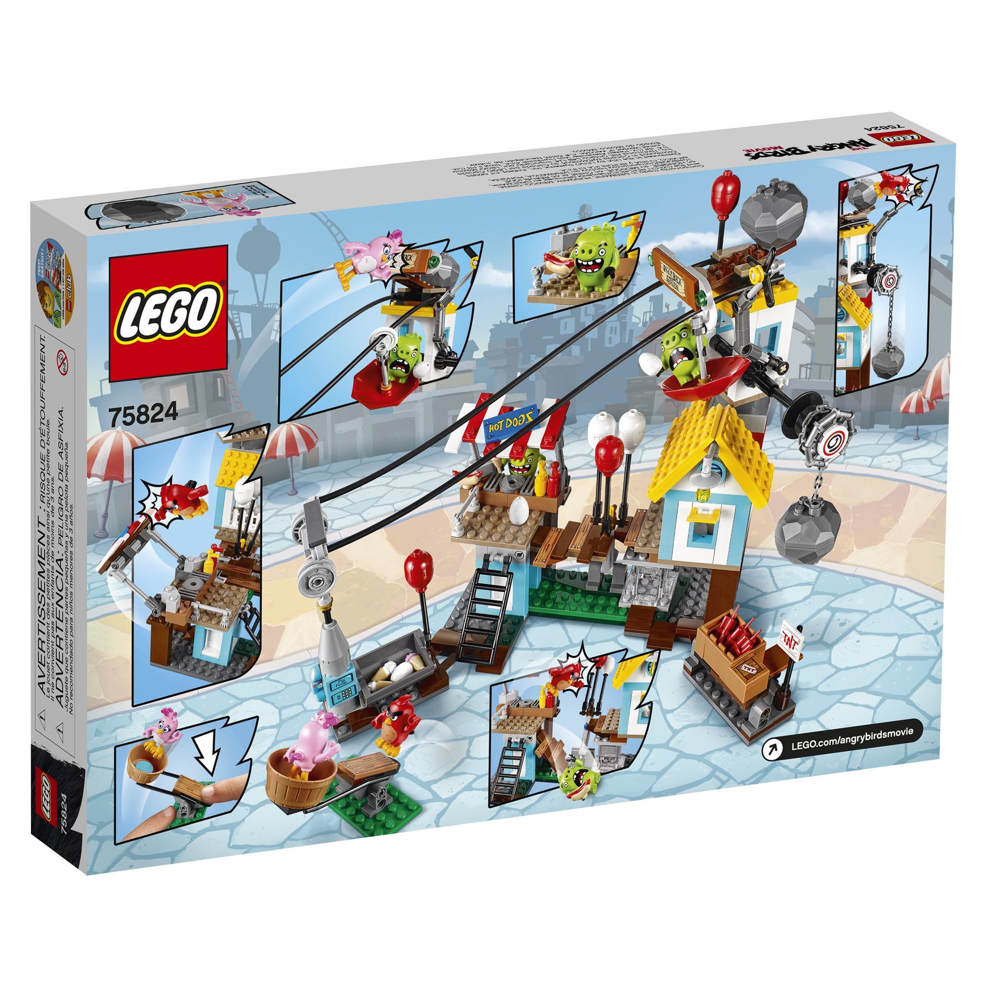 LEGO Angry Birds 75824 Pig City Teardown