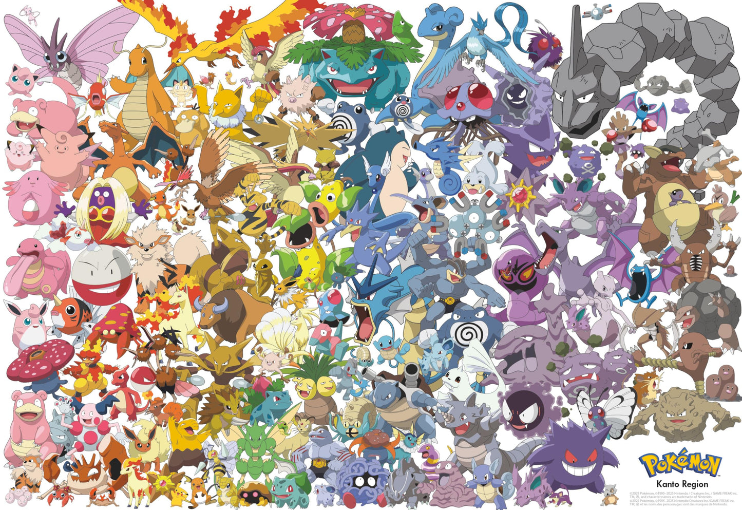 Buffalo Games - Pokémon Kanto 151-2000 Piece Jigsaw Puzzle for Adults