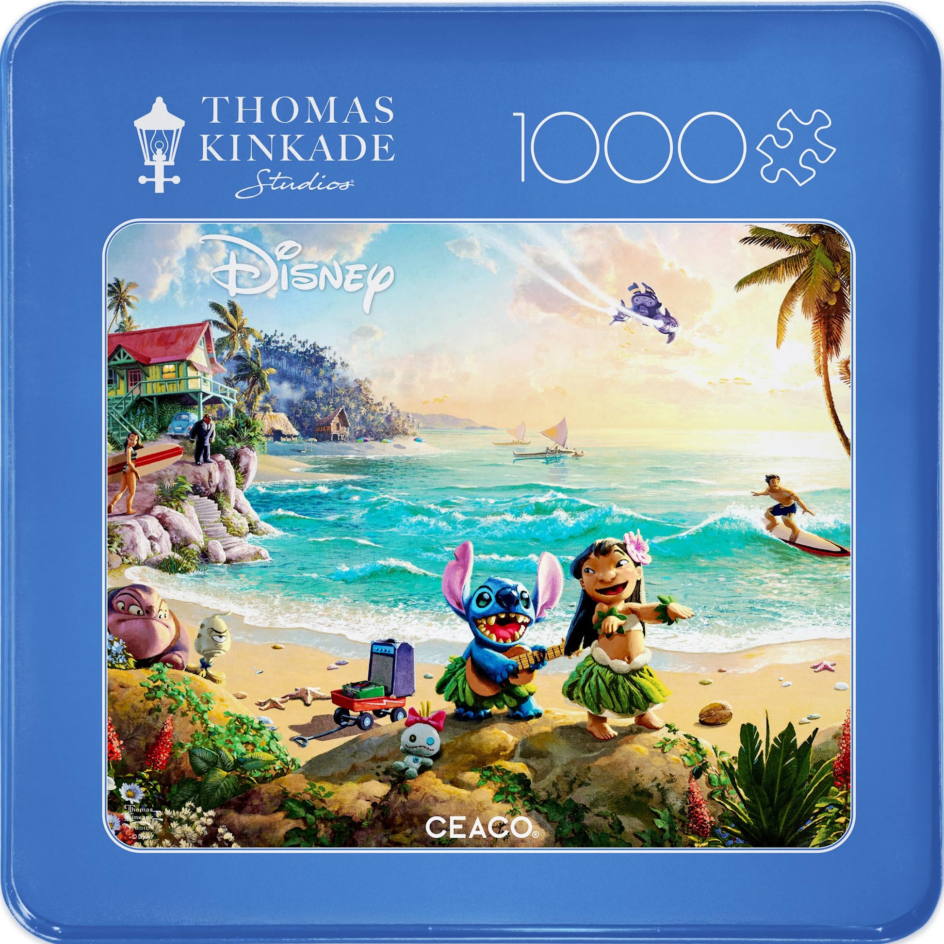 Buffalo Games - Thomas Kinkade Disney - Lilo and Stitch - 1000 Piece Puzzle