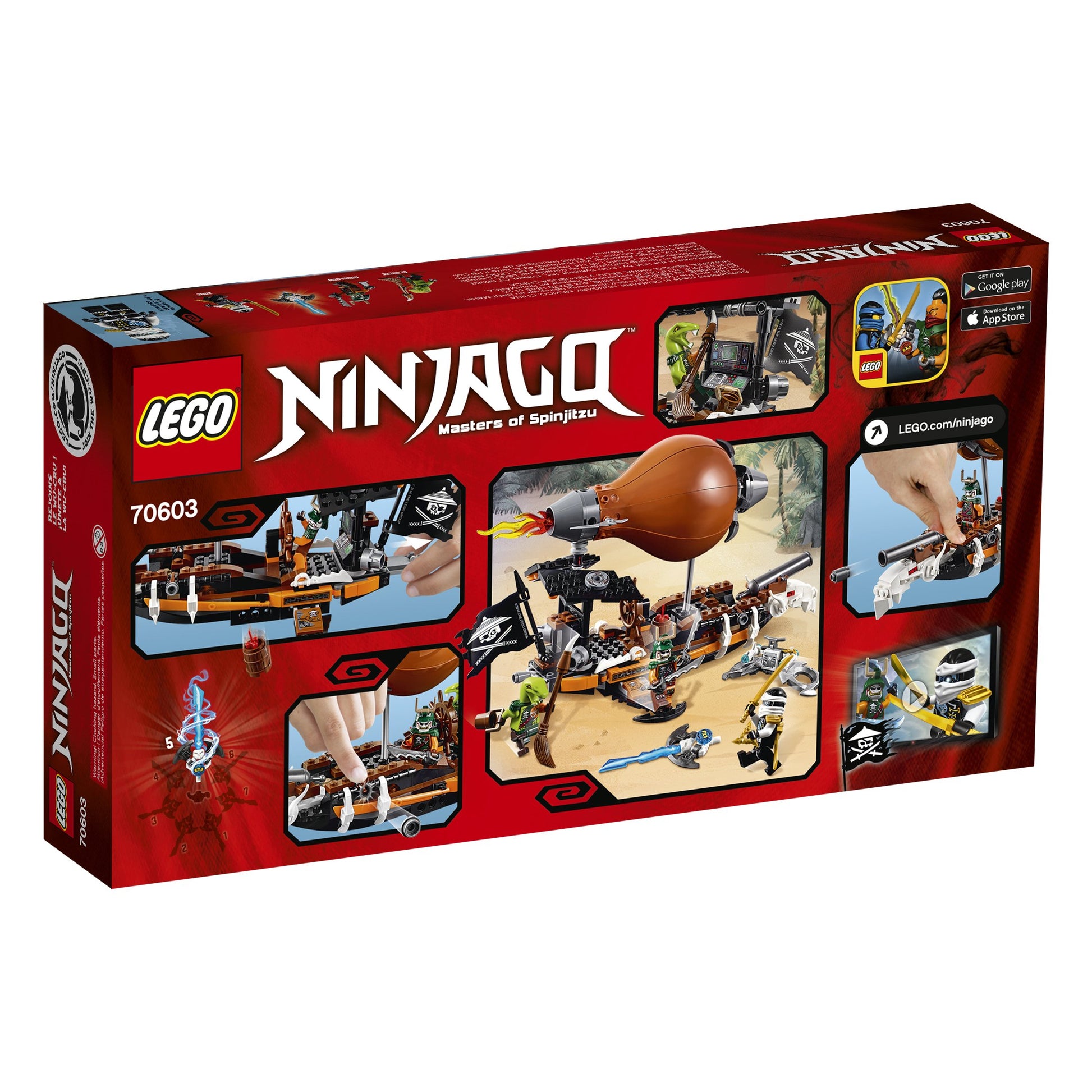 LEGO Ninjago Raid Zeppelin 70603 Building Kit (294 Piece)