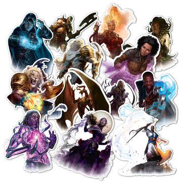 Desert Cactus Magic: The Gathering Sticker Vinyl Decal Laptop Water Bottle Car Scrapbook Sheet Decorations Birthday Favor Party Supplies (2-5)