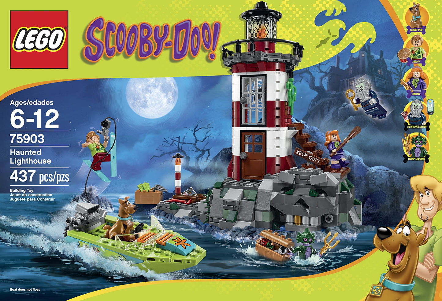 LEGO Scooby-Doo 75903 Haunted Lighthouse Building Kit