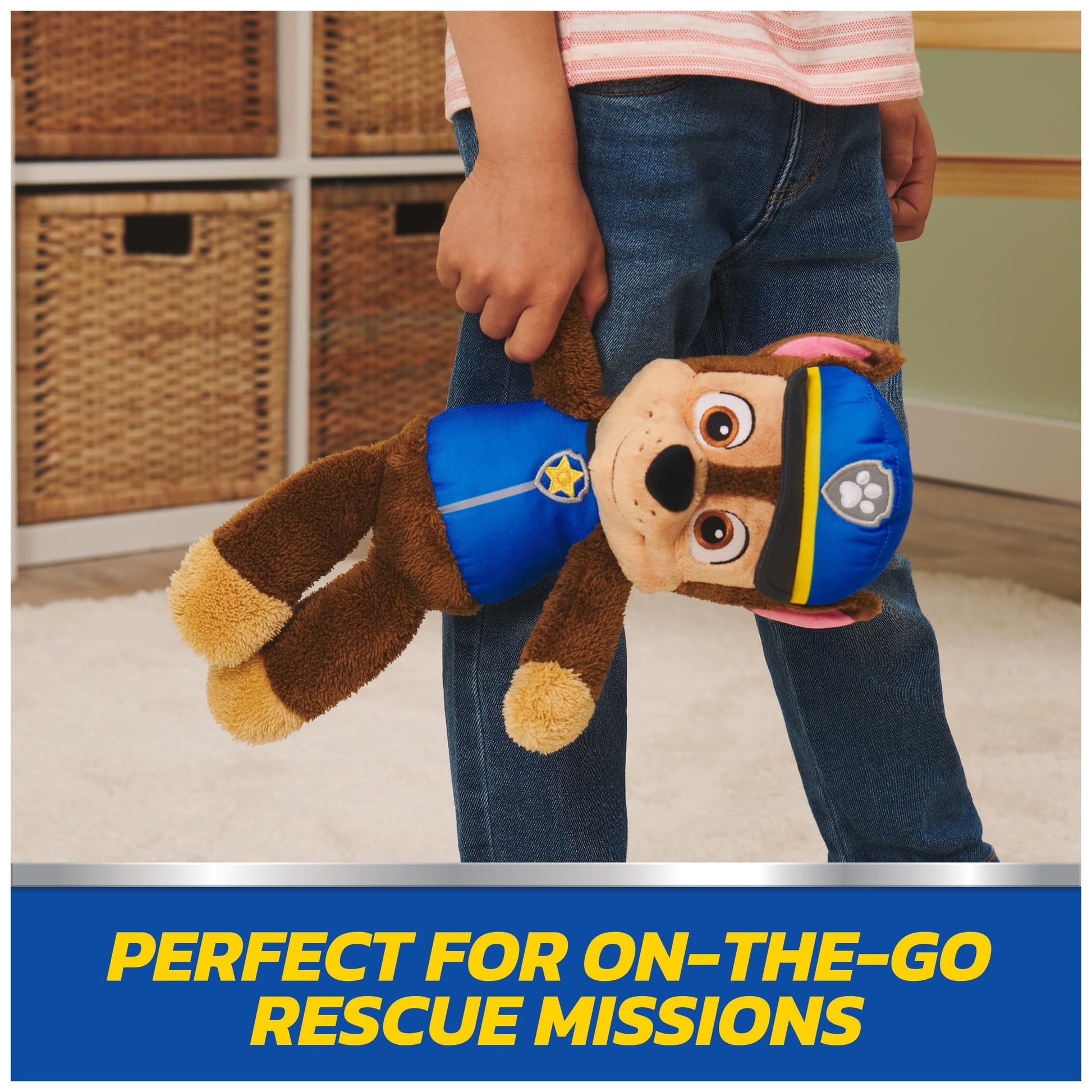 GUND PAW Patrol Chase Take Along Buddy 13-Inch Plush Toy for Ages 1+
