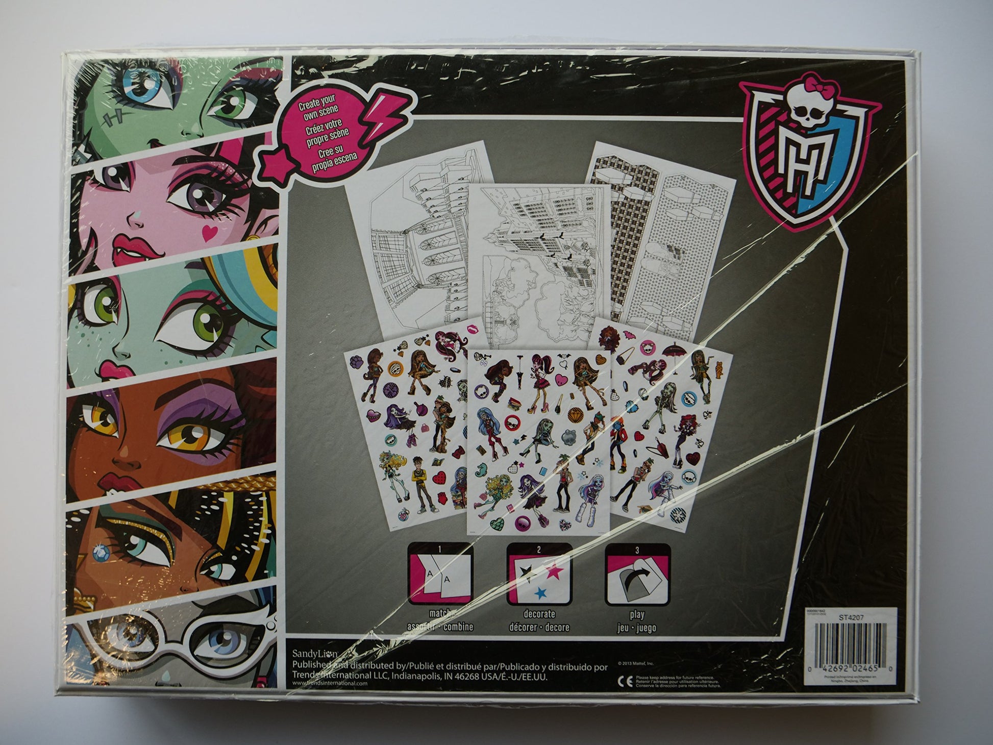 Monster High Play Scene Sticker Kit