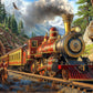 SUNSOUT INC - Western Train 1000 piece Jigsaw Puzzle for Adults by Artist: JQ Licensing - Finished Size 20" x 27" - MPN# 71812