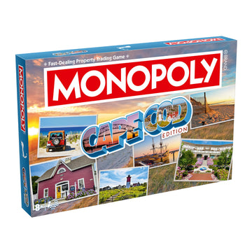 Monopoly Board Game Cape Cod Edition: 2-6 Players Family Board Games for Kids and Adults, Board Games for Kids 8 and up, for Kids and Adults, Ideal