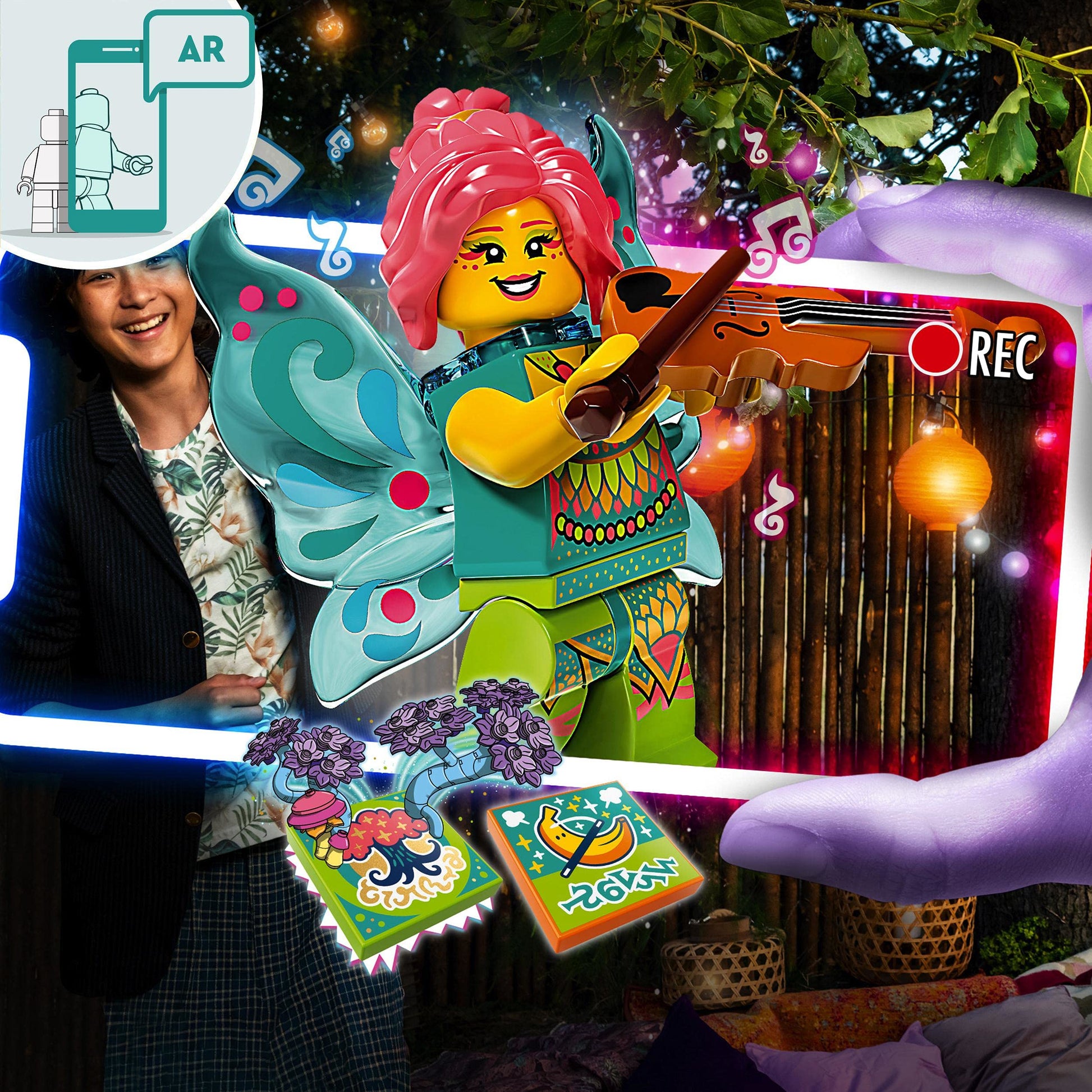 LEGO VIDIYO Folk Fairy Beatbox 43110 Building Kit Toy; Inspire Kids to Direct and Star in Their Own Music Videos; New 2021 (89 Pieces)