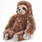 The Petting Zoo Sloth Stuffed Animal Plushie, Gifts for Kids, Wild Onez Wildlife Animals, Brown Zoologee Sloth Plush Toy 12 inches
