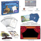 Greek Myths DIY Craft Kit for Kids Ages 5-10, Articulated Paper Puppets to Color, Build & Play, Bring Ancient Legends to Life, Fun Educational Gift