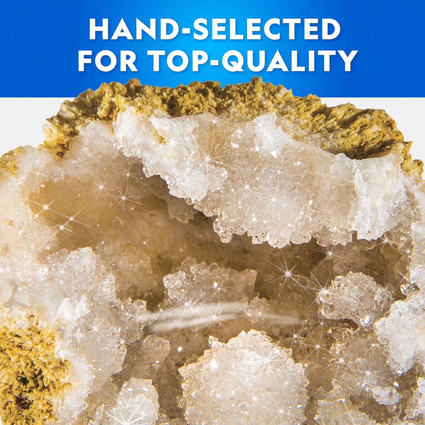 National Geographic Break Open 15 Premium Geodes Science Kit for Kids