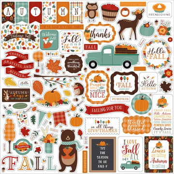 Happy Fall Element Sticker