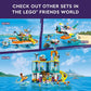 LEGO Friends Sea Rescue Center 41736 Building Toy for Ages 7+, with 3 Mini-Dolls, 2 Otters, a Seahorse, Turtle and Water Scooter, a Great Birthday