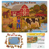 Play Fully ‘Day at the Farm’ 25 Piece Puzzle with Frame for Kids Ages 3-5 | Lost Piece Guarantee | Unique Shapes | Child-Centric Design | Educational