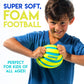 Franklin Sports Probrite Kids Foam Football - 9" - Yellow