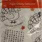 Thanksgiving Table Cloth Paper Children's Activity Tablecover
