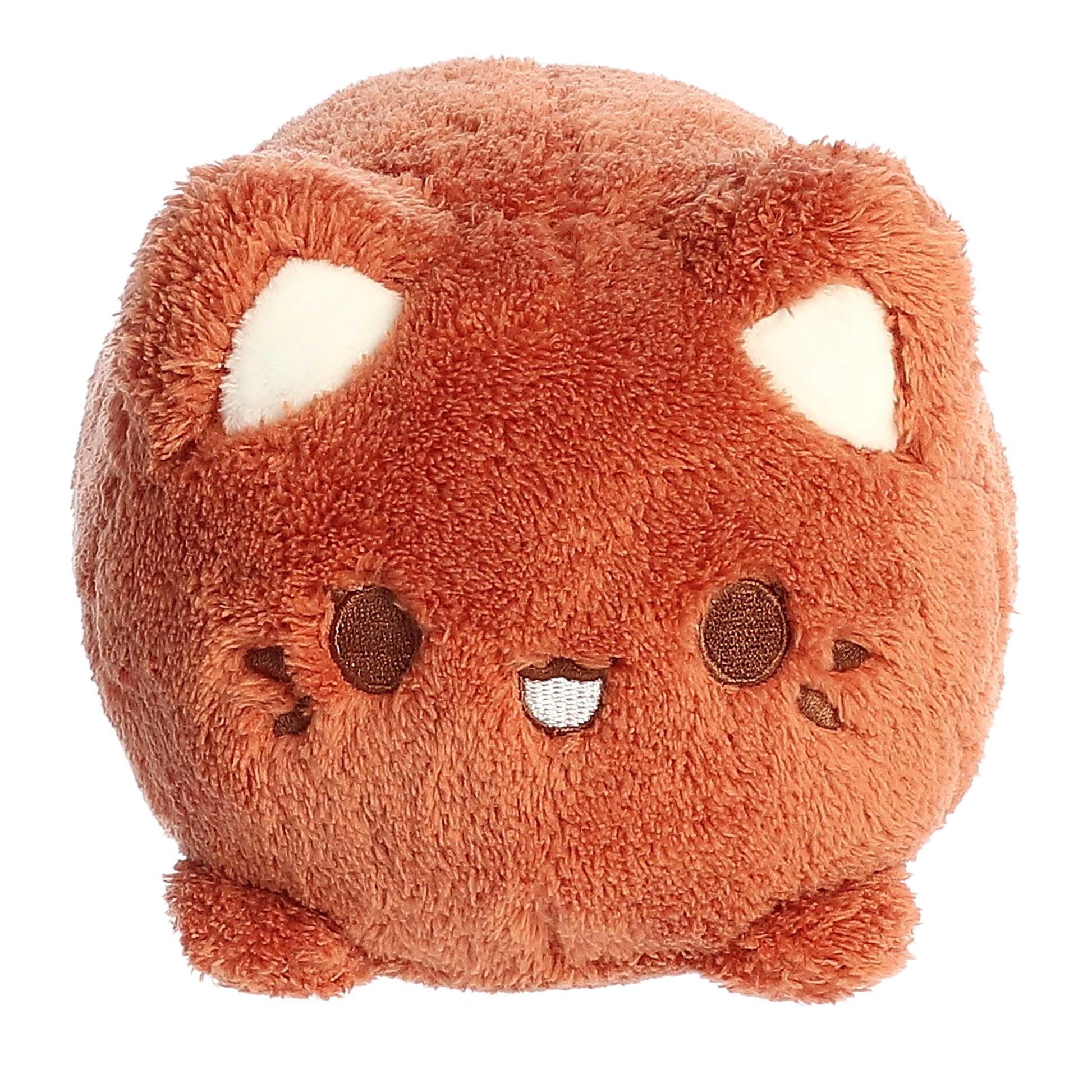 Aurora® Enchanting Tasty Peach® Coconut Meowchi Stuffed Animal - Bright & Colorful Design - Showpiece Plush - Brown 7 Inches