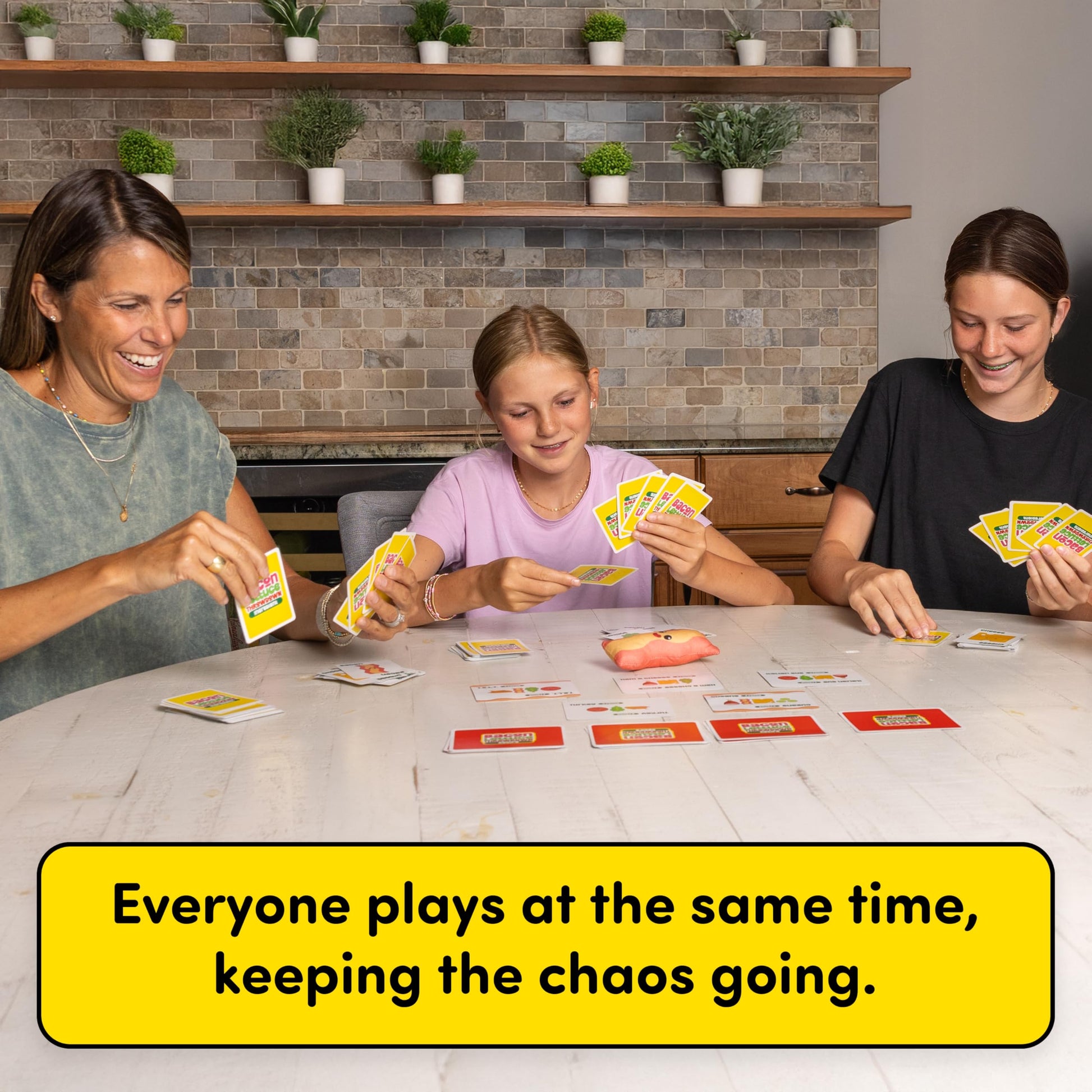 PopHaus Collective Bacon Lettuce Throwdown Fast-Paced Card Game, Ages 7+, 2-6 Players