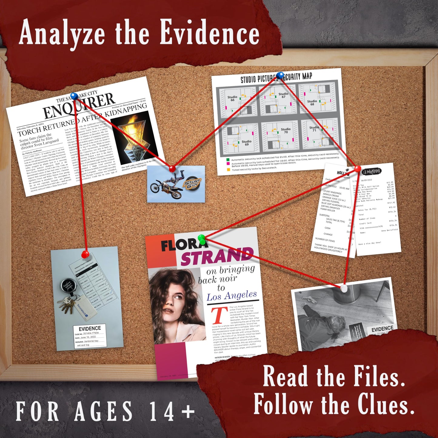 Murder Mystery Party Case Files: Murder Noir for 1 or More Players Ages 14 and Up