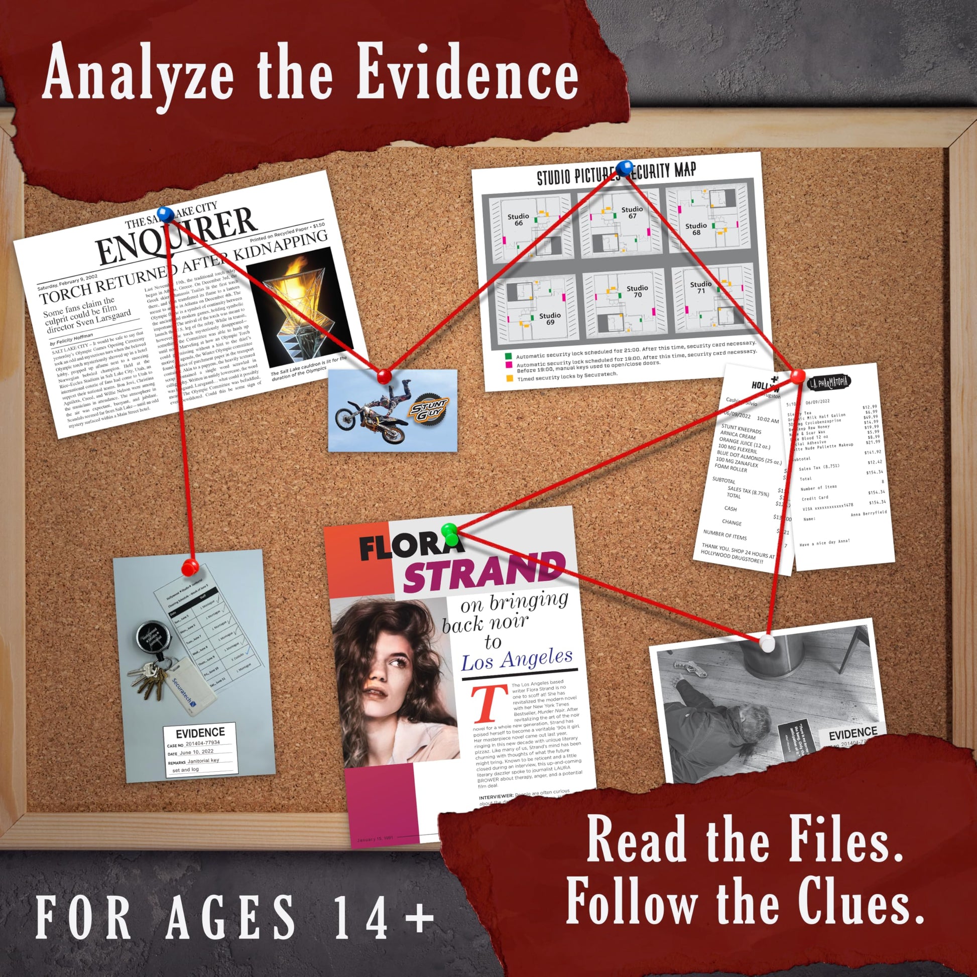 Murder Mystery Party Case Files: Murder Noir for 1 or More Players Ages 14 and Up