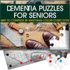 Keeping Busy Travel Dementia Puzzles Activities for Seniors | Alzheimer Products for Elderly Patients | Fun Memory Game Toy & Cognitive Brain