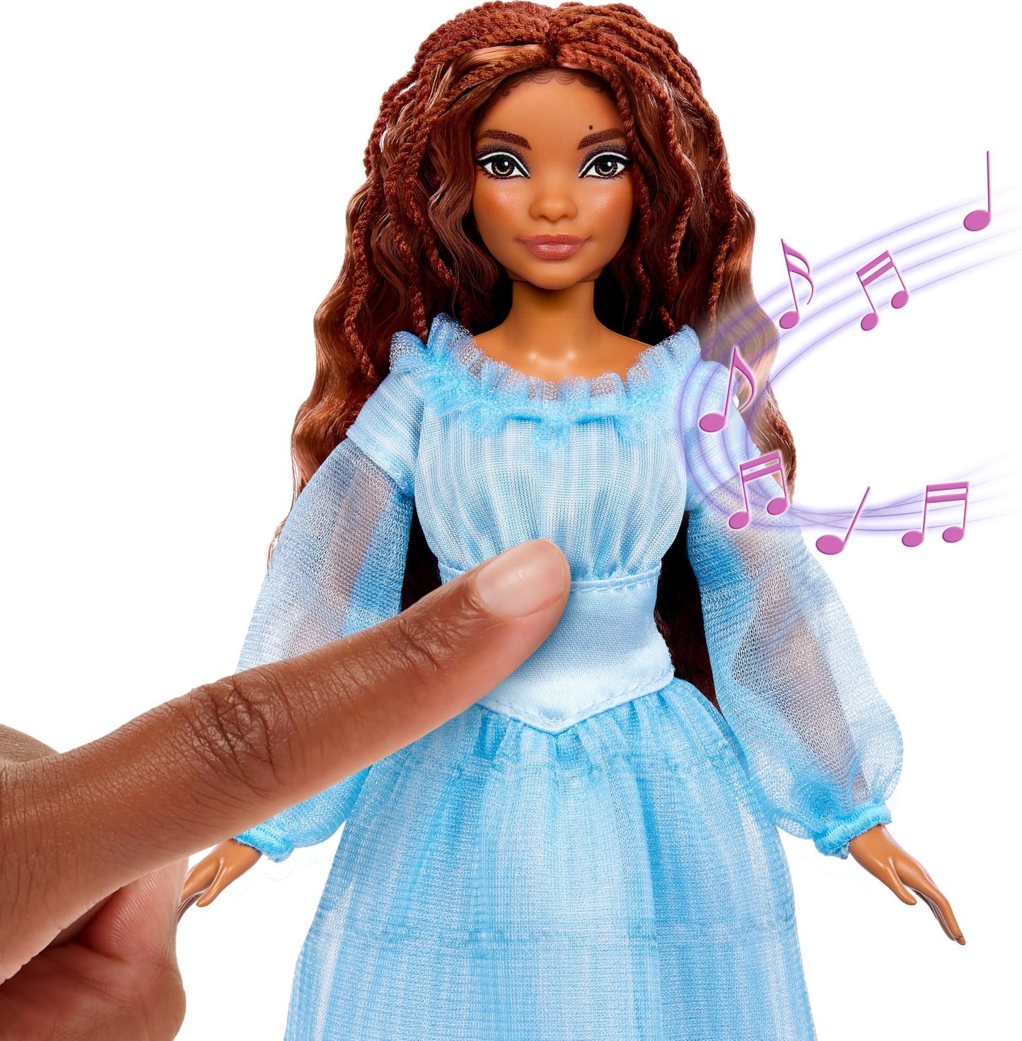 Mattel The Little Mermaid Sing & Discover Ariel Doll with Signature Dress, Toys Inspired by the Movie