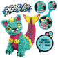 The Orb Factory Orbmolecules Merkitty Never Dries Compound, Aqua/Pink/Yellow, 9.44" x 3.44" x 8.44"-Packaging May Vary