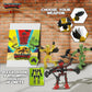 Zing Klikbot Galaxy Pack, Set of 3 Poseable Action Figures with Weapons, Includes 1 Hero (Ice), 1 Villain (Maze) and 1 Guardian (Scorpion), Stop